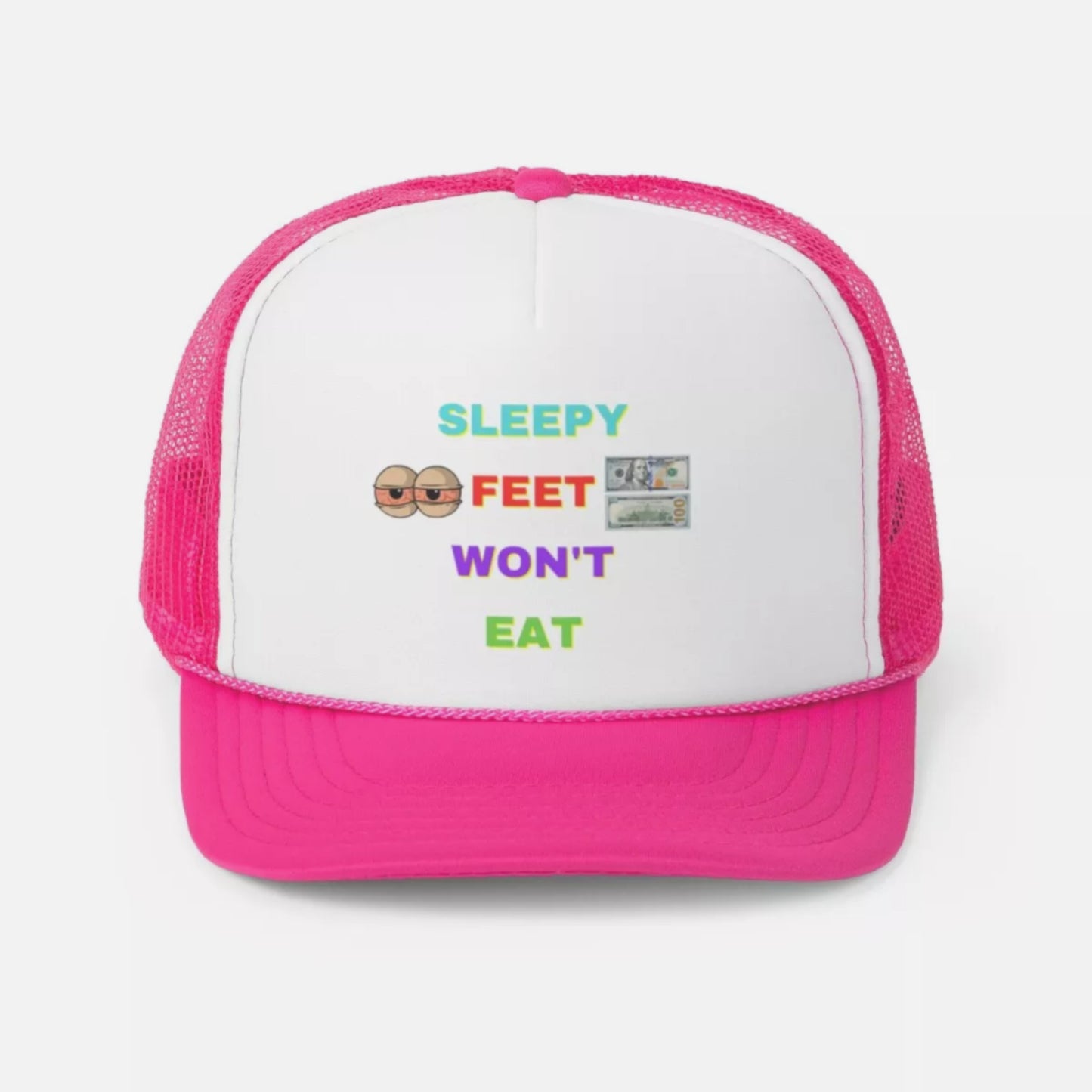 Sleepy Feet Won't Eat Hat