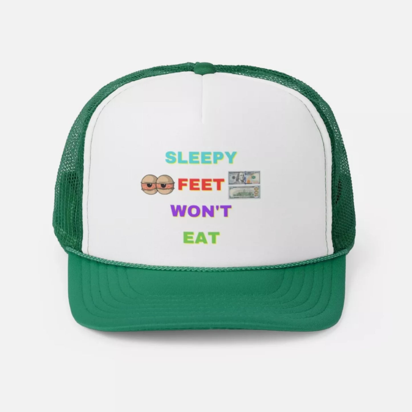 Sleepy Feet Won't Eat Hat